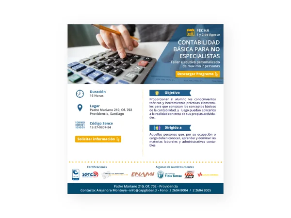 CapGlobal · Afiche curso