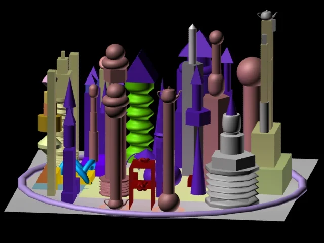 Composición 3D · Modelado y render