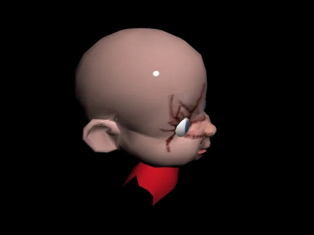 Personaje Chucky · Modelado 3D